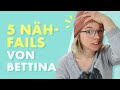 5 Näh-Fails von Bettina +  Eilmeldung: Masken spenden mit Makerist
