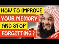 🚨HOW TO IMPROVE YOUR MEMORY AND STOP FORGETTING THINGS🤔 - Mufti Menk