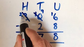 Subtraction Strategies:  The written method including borrowing across zeros