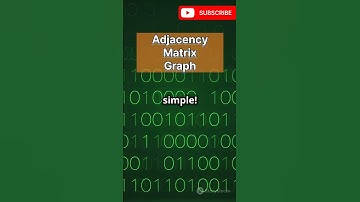 Adjacency matrix graph in data structure and algorithm | Adjacency matrix in Graph #dsa
