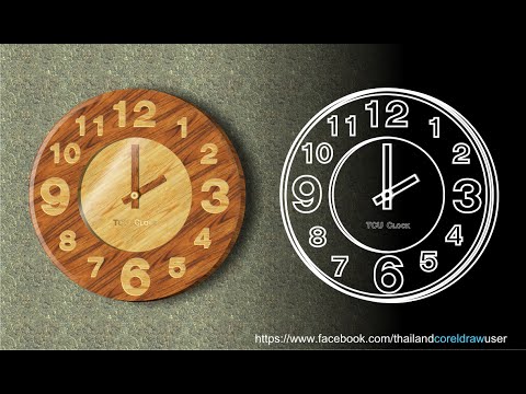 รูปหน้าปัดนาฬิกา 2022 305. Howto DRAW \