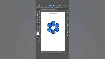 Learn Adobe Illustrator day 64. This quick Illustrator tutorial, learn how to make a flower easily