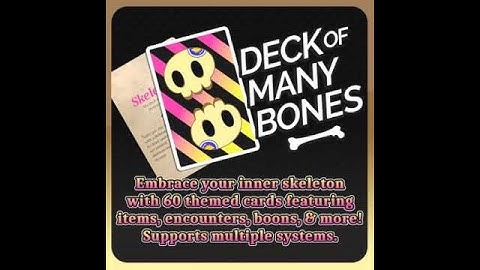Deck of Many Bones — Roll20