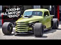 1,000HP ALL MOTOR  Chevy FARM TRUCK Meets F1 CAR "ENYO" By Ring Brothers