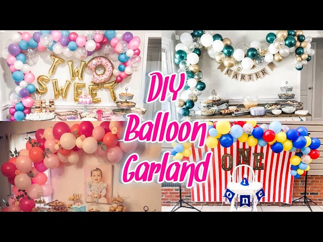 HOW TO - DELUXE DIY Balloon Garland Assembly - with Garland Strip & Glue  Dots 