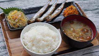 妻と娘にモテたい男が作る朝ごはん【和食】