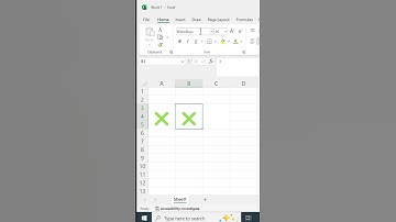 symbol in excel | cross symbol in excel