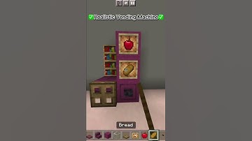 Realistic Vending Machine In Minecraft 1.19
