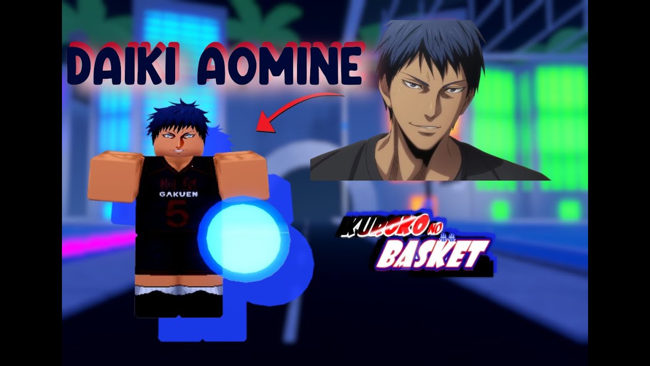 Running as ! Daiki Aomine !  from Kuroko's Basketball | Roblox Hoopz