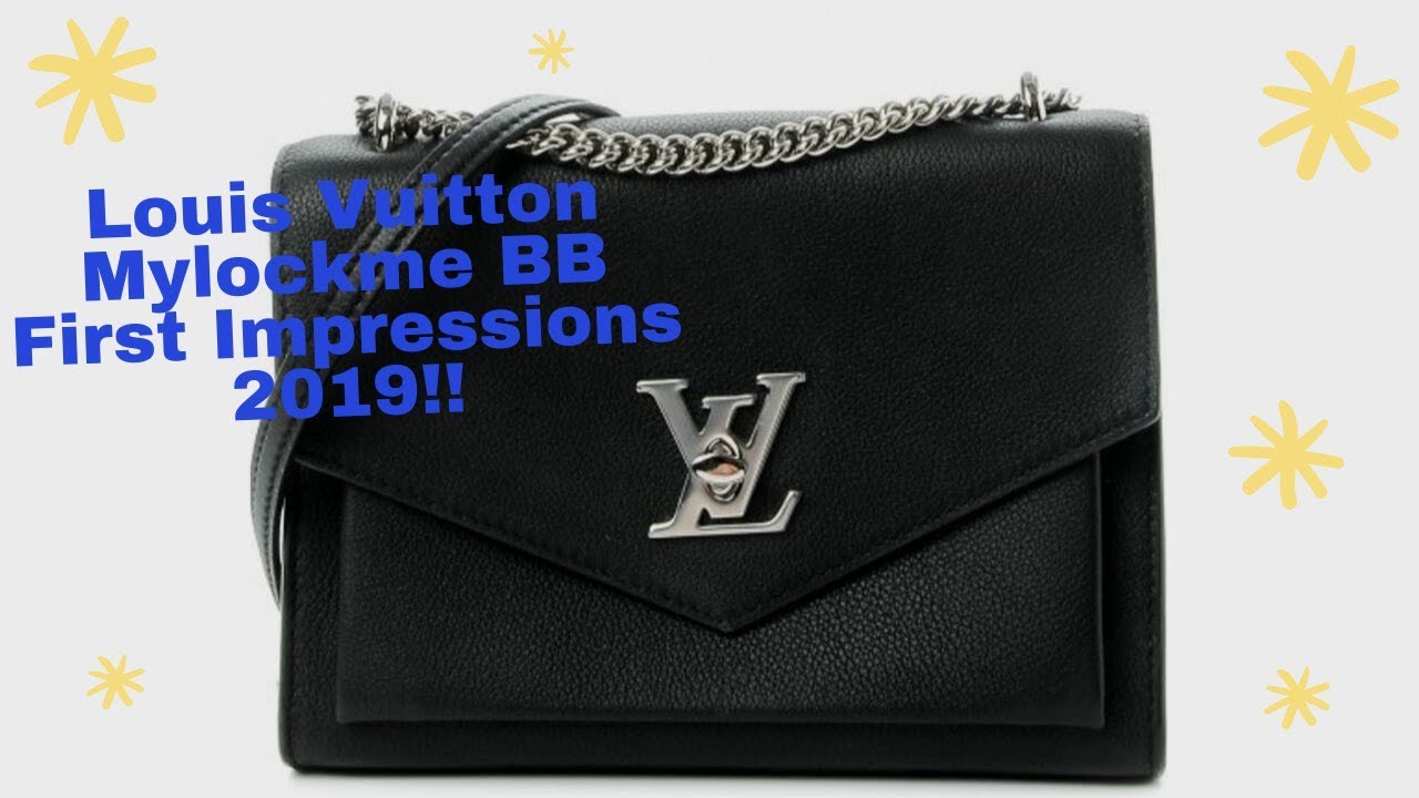 Louis Vuitton, Bags, Louis Vuitton Mylockme Bb Noir