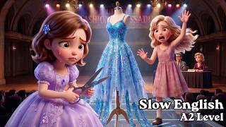 She Destroyed My Dress Then I Made A Runway Masterpiece  Slow English Listening Practice a2