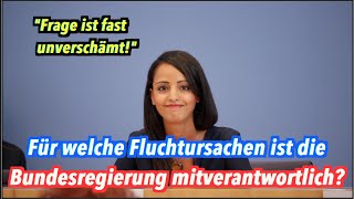 "Fast unverschämte" Frage: Für welche Fluchtursachen ist die Bundesregierung mitverantwortlich?