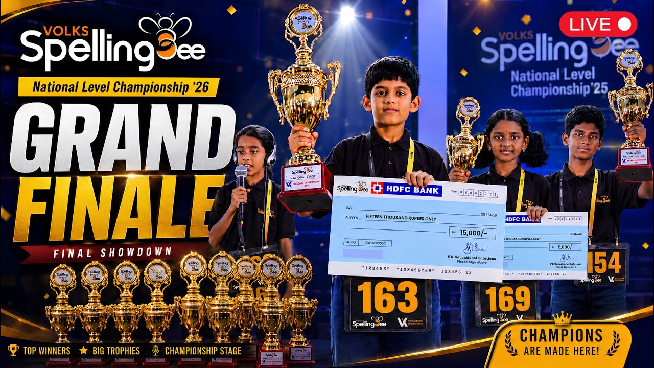 Volks Spelling bee National level championship Grand Finale - YouTube