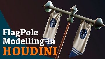 Model a Flagpole in Houdini || Beginner tutorial