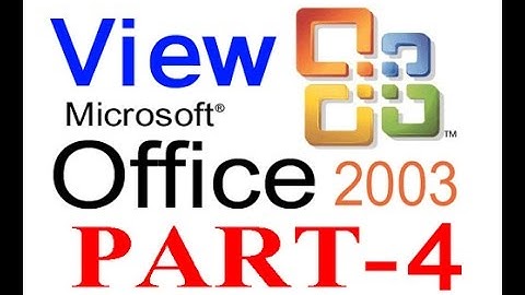 Microsoft Office Word 2003 part- 4 creativelearn