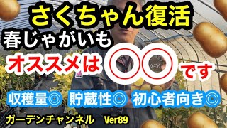 【春じゃがいも】春じゃがいも季節がやってきました。さくちゃんが品種の紹介及びおススメ商品を解説します!!今春、植え付けるなら○○に決まりです!!Ver89【カーメン君】【じゃがいも】【希少品種】