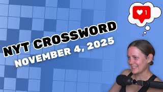 My fastest Wednesday solve EVER! | NYT Crossword | November 5, 2025