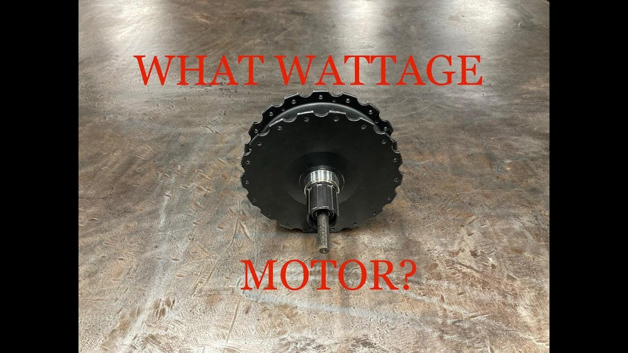 What wattage motor? An introduction to EBikes YouTube