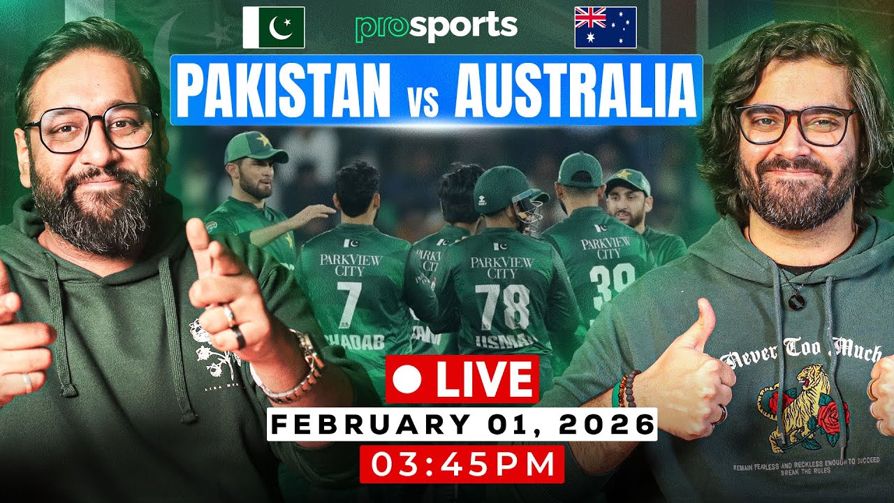 🔴LIVE: Pakistan vs Australia 3rd T20I