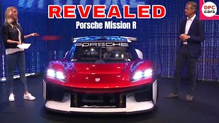 Porsche Mission R Electric Concept Racecar Revealed