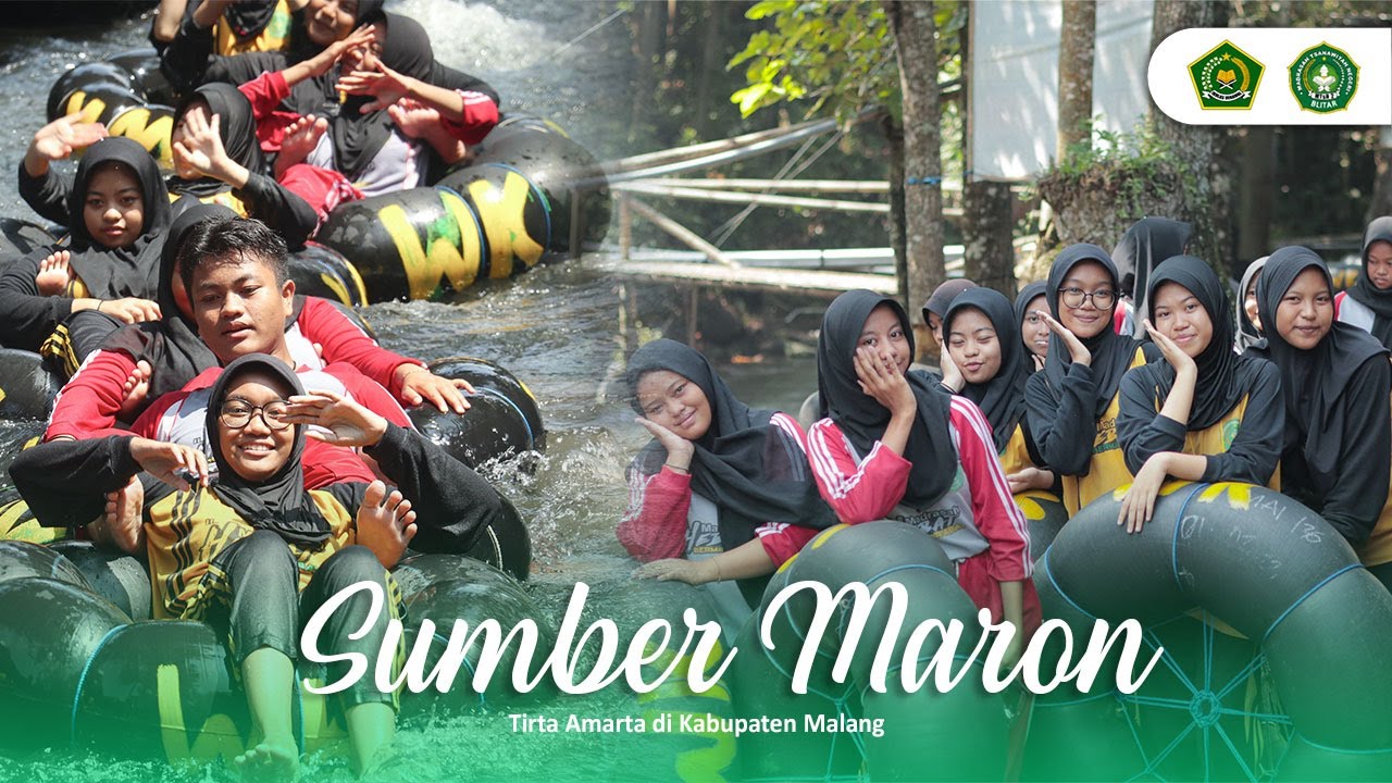 MENIKMATI TIRTA AMARTA DI WISATA AIR SUMBER MARON MALANG   OSIS MTsN 2 Blitar