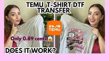 TRYING OUT TEMU T-SHIRT DTF TRANSFERS | DID IT WORK? FULL HONEST REVIEW | IS IT WORTH IT?