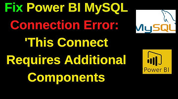 Fix Power BI MySQL Connection Error: 