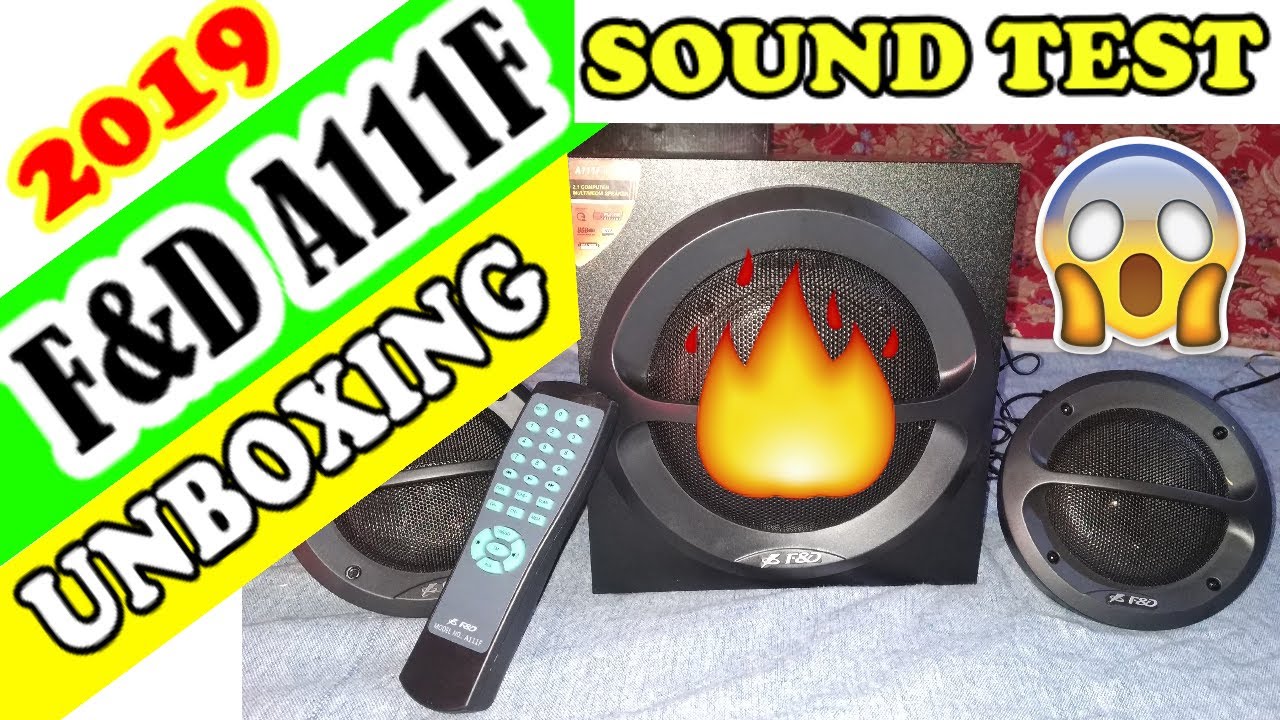 f&d 2.1 multimedia speakers a111f