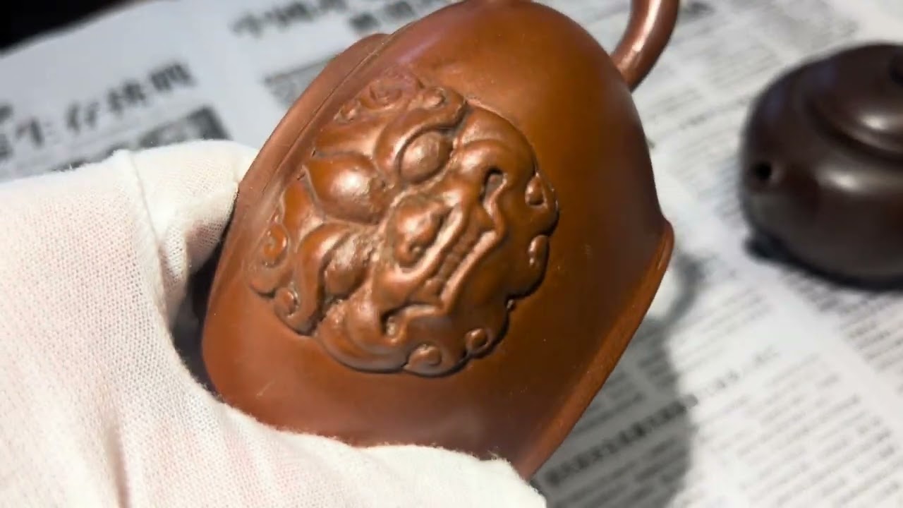 煎茶 紫泥 蓮形 瓶台 瓶敷 在印(HA516) Yixing Purple Clay Teapots, $40 Each, Clearance Sale (Everything