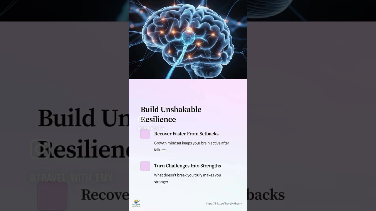 🌟 Unlock growth mindset secrets! Become a Remote Travel Advisor. DM “GROW” & join our global team!