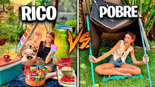 RICO VS POBRE *Quem constrói a melhor cabana*