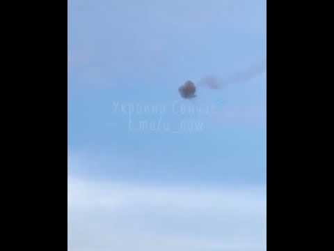 Ukrainian Air Force intercept incoming missiles strikes. 22.10.2022