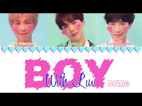 BTS 방탄소년단 BOY WITH LUV RAP LINE ORIGINAL DEMO VERSION Lyrics Color Coded Han Rom Eng 가사 