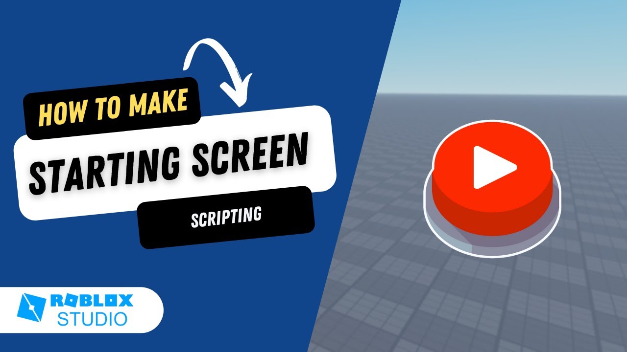 HOW TO MAKE A PLAY SCREEN/BUTTON IN ROBLOX STUDIO! 