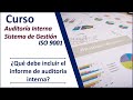 Auditoria Interna ISO 9001 Informe de Auditoria Interna en Sistema de Calidad ISO 19011