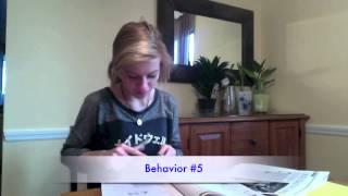 Training video, student behavior observation
