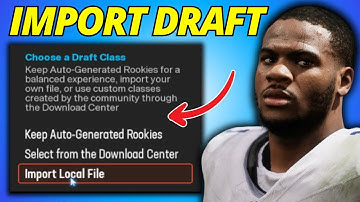 How To Download & Import Draft Class in Madden 25 Franchise