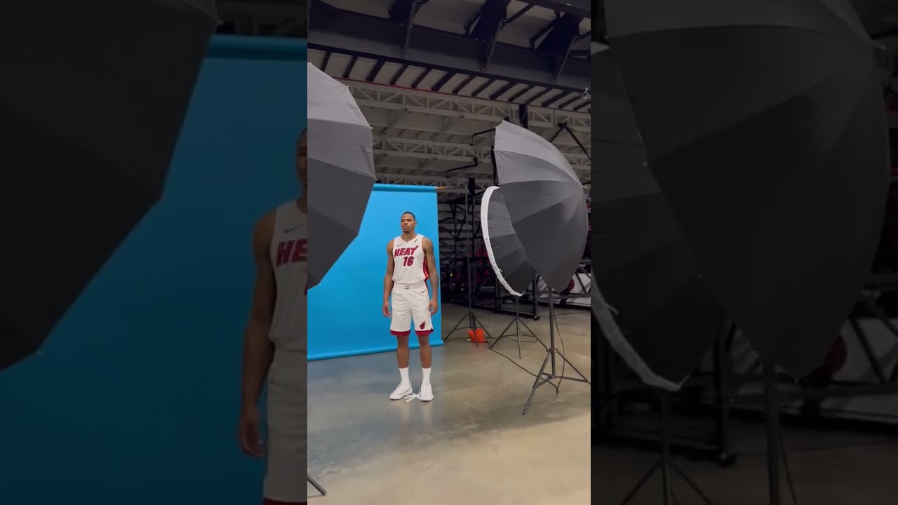 SLAM DUNK CHAMP KESHAD JOHNSON TAKES THE SPOTLIGHT AT MIAMI HEAT MEDIA DAY 🔥🏆