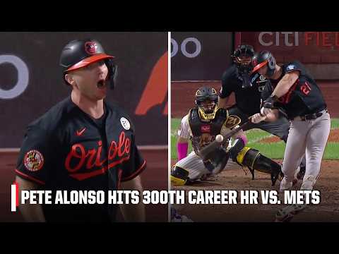 Pete Alonso hits career home run No. 300 against his former team at Citi Field 🔥 | ESPN MLB