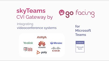 How does it work? skyTeams Gateway | Microsoft Teams and H323/SIP videoconference systems.