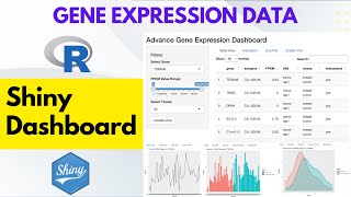 R Shiny Data Visualization App | Bioinformatics | Gene Expression Data