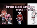 Three bad ending  triple trouble but the dokis bad ending version and gf sing it  fnf cover