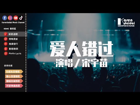 宋宇苗 - 愛人錯過「我肯定在幾百年前就說過愛你，只是你忘了我也沒記起。」【動態歌詞/Pinyin Lyrics】