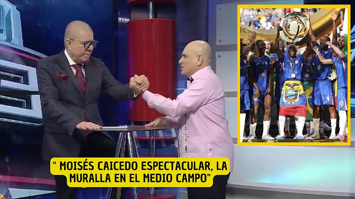 Vito Muñoz se pronuncia tras quedar campeón Moisés Caicedo del mundial de clubes