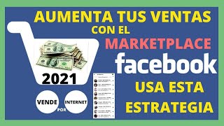 COMO VENDER por MARKETPLACE de FACEBOOK  y POSICIONAR TUS PUBLICACIONES  + VENTAS [ MÍRALO ]