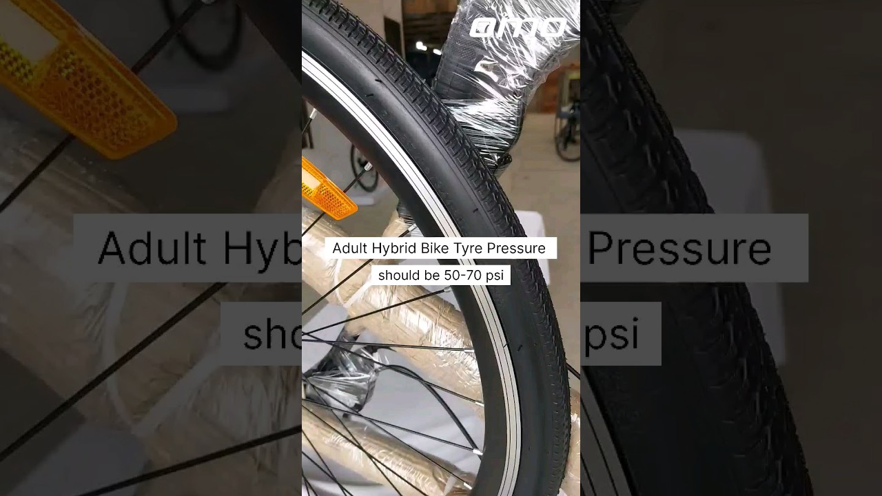 Hybrid Cycle Tyre Pressure Guide | Maintain 50–70 PSI for Faster & Smoother Ride