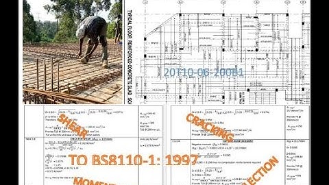 RC SLAB DESIGN TO BS8110