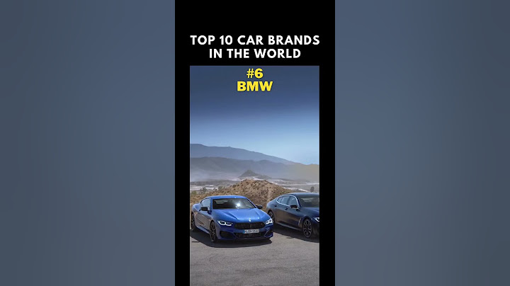 Top 10 Car Brands in the World 2023 #shorts
