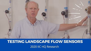 Testing Landscape Irrigation Flow Sensors