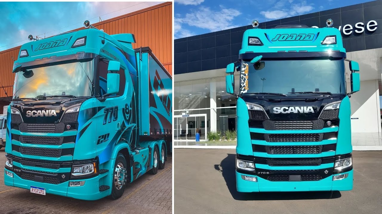 Rodojunior compra lote de 150 caminhões Scania, incluindo um 770 S V8